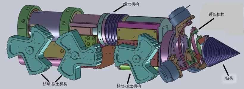 仿土拨鼠矿难探测与救援机器人