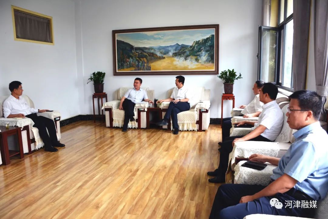 【河津】李晓武会见山西焦煤霍州煤电集团有限责任公司党委书记、董事长曹怀建一行