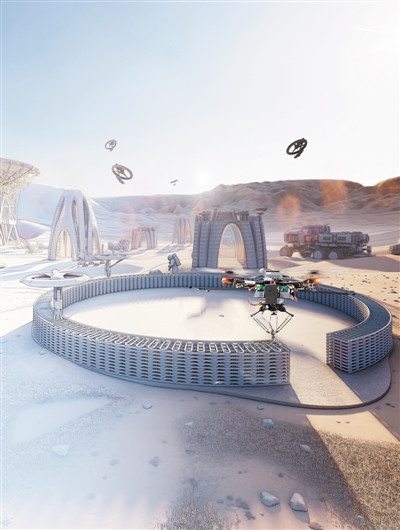 仿生无人机实现空中建造3D“楼阁”