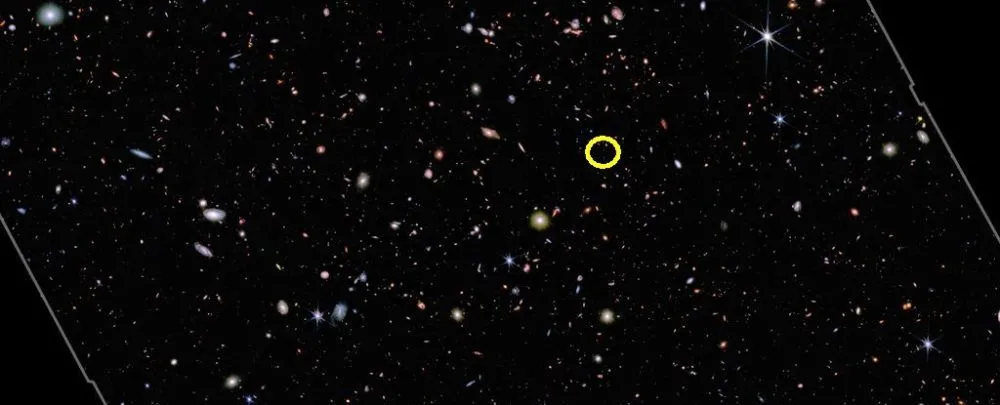 韦布望远镜观测到迄今最遥远星系